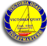 Toastmasters Fremantle Victoria Quay Logo